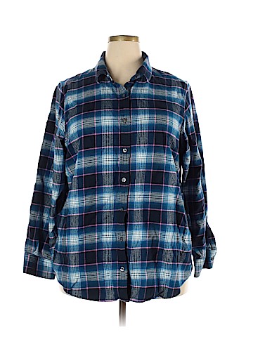 Lands' End Long Sleeve Button-Down Shirt (view 1)