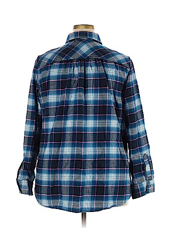 Lands' End Long Sleeve Button-Down Shirt (view 2)