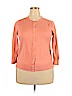 Ann Taylor LOFT 100% Cotton Orange Cardigan Size XL - photo 1