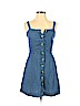 Ann Taylor LOFT Blue Casual Dress Size 8 (petite) - photo 1