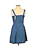Ann Taylor LOFT Blue Casual Dress Size 8 (petite) - photo 2