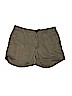 H&M 100% Cotton Green Khaki Shorts Size 14 - photo 1