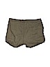 H&M 100% Cotton Green Khaki Shorts Size 14 - photo 2