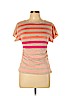Iz Byer Orange Short Sleeve Top Size L - photo 1