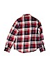 Old Navy Plaid Burgundy Long Sleeve Button-Down Shirt Size 8 - photo 2