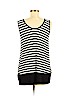 Pink Blush Black Sleeveless Top Size M - photo 2