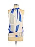 Charlotte Russe 100% Polyester Blue Sleeveless Blouse Size M - photo 1