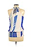 Charlotte Russe 100% Polyester Blue Sleeveless Blouse Size M - photo 2