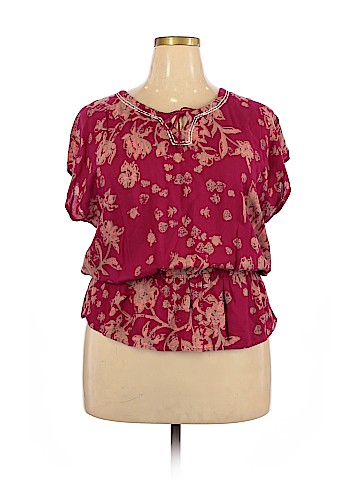 SONOMA life + style Short Sleeve Blouse (view 1)