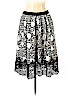 Ann Taylor 100% Polyester Black Casual Skirt Size 13 - photo 2
