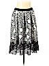 Ann Taylor 100% Polyester Black Casual Skirt Size 13 - photo 1