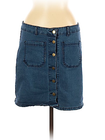 Unbranded Denim Skirt (view 1)