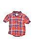 Carter's 100% Cotton Red Short Sleeve Button-Down Shirt Size 2T - photo 1