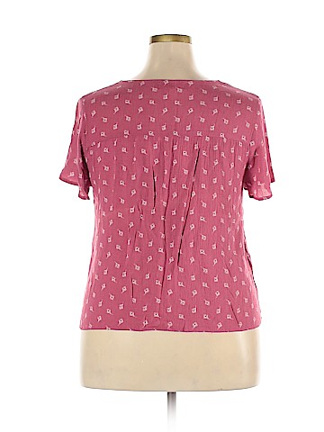 Pink Republic Short Sleeve Blouse (view 2)