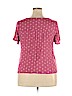 Pink Republic 100% Rayon Pink Short Sleeve Blouse Size XXL - photo 2