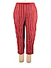 Worthington Red Linen Pants Size 20 - photo 1