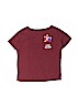 Gap Kids 100% Cotton Solid Burgundy Short Sleeve T-Shirt Size S (kids) - photo 1