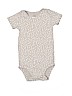 Carter's 100% Cotton Gray Short Sleeve Onesie 18-24 MO / 24 MO - photo 1