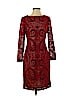 Julia Jordan 100% Polyester Red Casual Dress Size 4 - photo 1