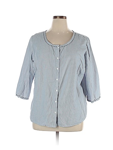 Basic Editions 3/4 Sleeve Top (view 1)