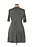 FASHION TO FIGURE Gray Casual Dress Size 0X Plus (0) - photo 2
