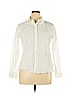 Croft & Barrow 100% Cotton White Long Sleeve Blouse Size XL - photo 1