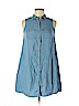 Mossimo Supply Co. 100% Lyocell Blue Casual Dress Size M - photo 1