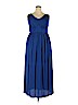 Vince Camuto 100% Polyester Blue Casual Dress Size 1X - photo 1