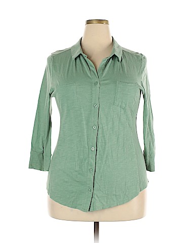 Merona Long Sleeve Button-Down Shirt (view 1)
