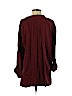 Maven West Burgundy Long Sleeve Blouse Size S - photo 2