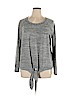Socialite 100% Cotton Gray Pullover Sweater Size XL - photo 1