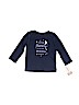 Carter's 100% Cotton Graphic Blue Long Sleeve T-Shirt 3-6 MO / 6 MO - photo 1