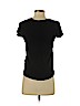 H&M 100% Viscose Black Short Sleeve Top Size S - photo 2