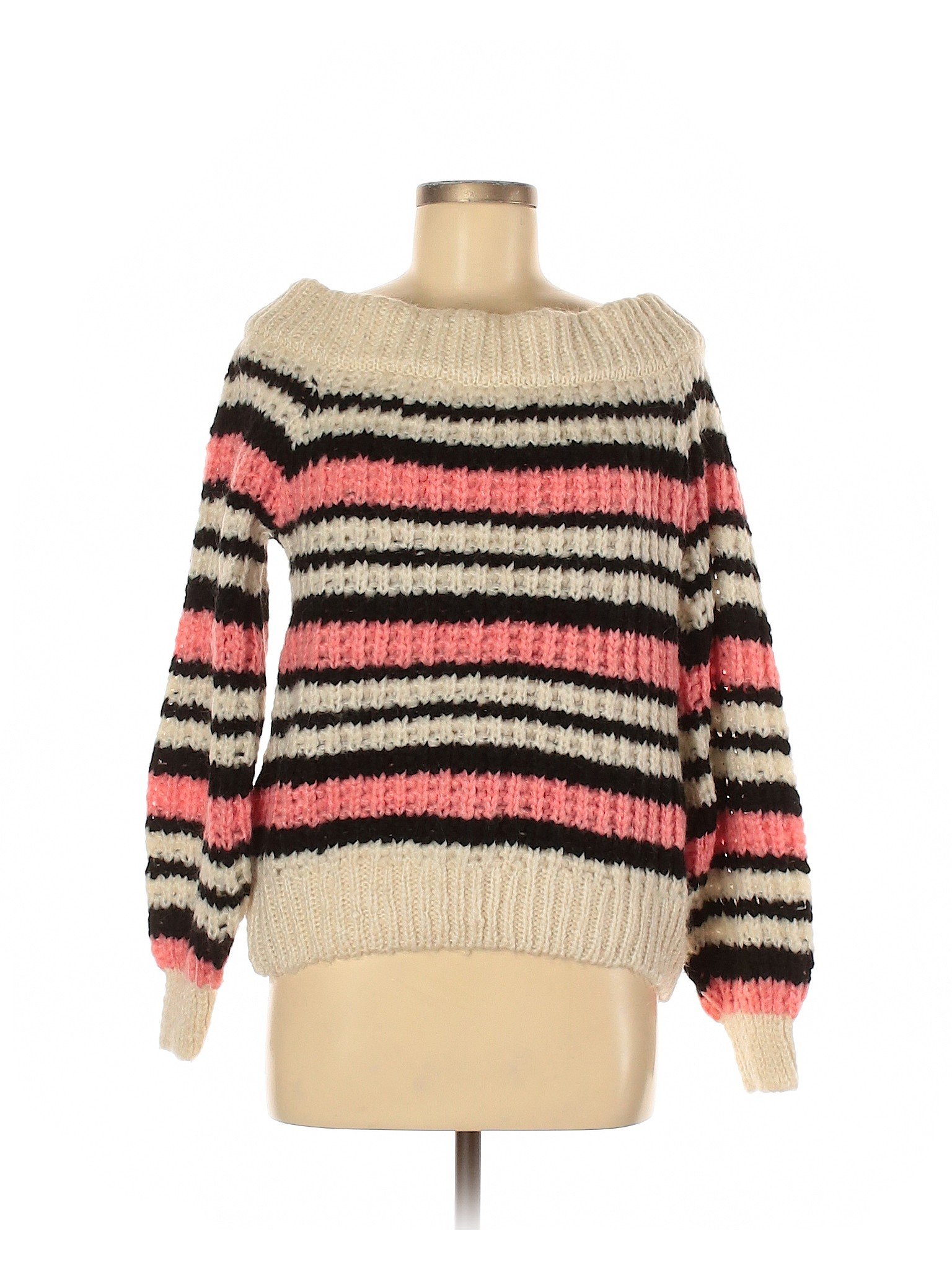 River Island Women Brown Wool Pullover Sweater 6 | eBay