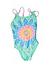 Cat & Jack Green One Piece Swimsuit Size 4 - 5 - photo 1