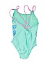 Cat & Jack Green One Piece Swimsuit Size 4 - 5 - photo 2