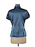 Ann Taylor Factory Blue Short Sleeve Blouse Size 8 (petite) - photo 2