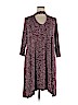 Boutique + Burgundy Casual Dress Size 1X - photo 1