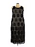 Canhalite Black Casual Dress Size 3X - photo 1