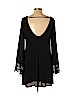 Lush 100% Polyester Black Casual Dress Size L - photo 2