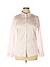 Banana Republic Factory Store Pink Long Sleeve Button-Down Shirt Size 14 - photo 1