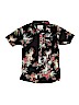 Rip Curl 100% Cotton Black Short Sleeve Button-Down Shirt Size L (youth) - photo 1