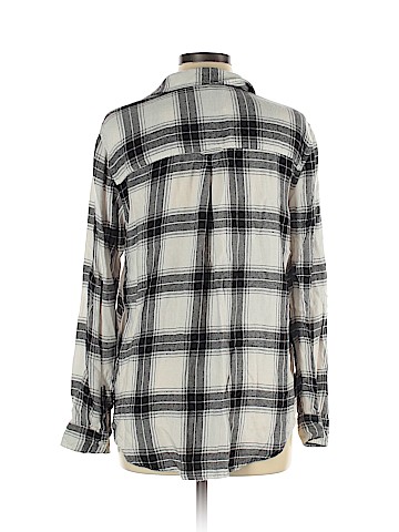 American Eagle Outfitters Long Sleeve Button-Down Shirt (view 2)