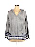DressBarn 100% Acrylic Gray Pullover Hoodie Size 2X - photo 1