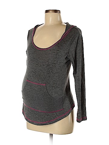 Due Time Maternity Pullover Hoodie (view 1)