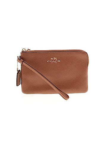 Coach Factory Leather Wristlet (view 1)