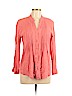Soft Surroundings 100% Cotton Pink Long Sleeve Blouse Size L (petite) - photo 1