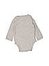Baby Gap 100% Cotton Gray Long Sleeve Onesie Size 12-18 mo - photo 2