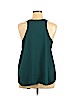 Mossimo 100% Polyester Teal Sleeveless Blouse Size XXL - photo 2