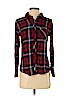 Rails 100% Rayon Red Long Sleeve Button-Down Shirt Size XS - photo 1